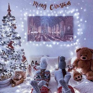 Guirlande lumineuse de Noël LED étanche avec fil transparent, idéale pour la décoration de mariage, de Noël et de fêtes - Product Image 2