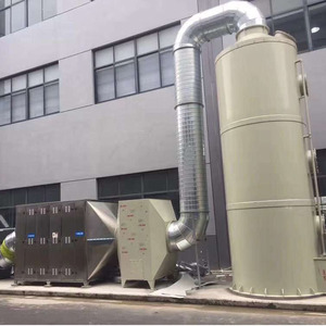 Limpiador en aerosol Absorción Frp Purificación de aire Tratamiento de polvo residual industrial Equipo de torre de depuración de gas húmedo - Product Image 5