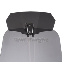 Déflecteur de vent teinté pour pare-brise verrouillable pour Suzuki Triumph Aprilia Honda Kawasaki Yamaha