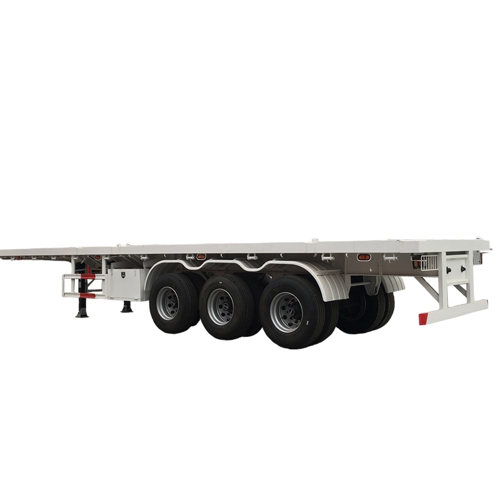 Другие прицепы 20ft 3 axle 40ft бортовой полуприцеп для продажи