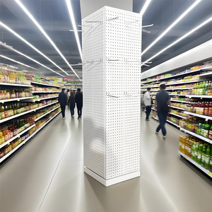 Rotator hiển thị Pegboard, đồ trang sức hiển thị 360 xoay tháp, tầng thường vụ xoay hiển thị đứng tùy chỉnh - Product Image 1