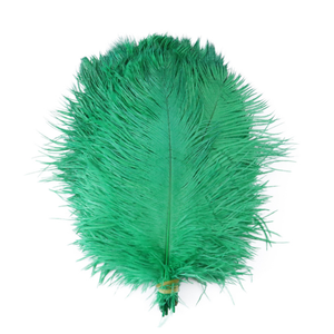 Piume di struzzo marroni naturali da 25-30 cm per fai da te, forniture economiche per matrimoni e feste - Product Image 2