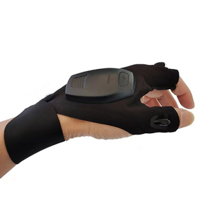 Bán buôn cá cắm trại Glow <span class=keywords><strong>LED</strong></span> Đèn Pin Sạc đèn pin Găng tay ngoài trời câu cá găng tay công cụ găng tay đèn - Product Image 5