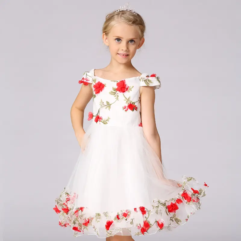 China Indian Children Gown Dresses Party Wear Dress Patterns Imported From China