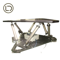 LeaderDream Fabricante profesional Película Motion 6DOF Simulador de vuelo Plataforma de movimiento 2000kg Plataforma 6DOF Plataforma PC