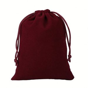 Bolsa de Terciopelo Reutilizable con Cordón, Personalizable con Logotipo, Ecológica, Suave y Cómoda, para Bolsos, Funda Protectora de Franela de Lujo - Product Image 4