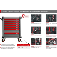 BESITA Ensemble d'outils de réparation automobile en aluminium de 365 pièces pour mécanicien automobile, noir, garantie 1 an, pour la formation et l'enseignement scolaire