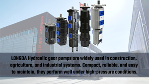 Vente directe d'usine LONGDA Pompe hydraulique à engrenages en alliage d'aluminium à 3 étages pour grue 60004298 Garantie d'un an Pompe haute pression - Product Image 5
