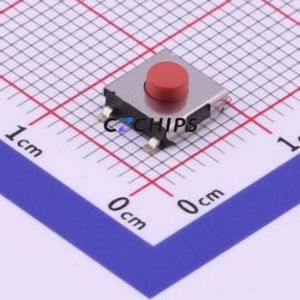K2-1157SP-D3SB-01 Tactile Switch SMD-4P,6.2x6.2mm Switch 1.8N Vertical Mount 6.2mm 6.2mm - Product Image 1
