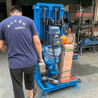 Machine de forage rotative portable pour puits d'eau, petite machine de forage de puits d'eau de 100 mètres de profondeur