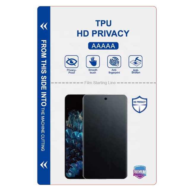 High Quality Universal Portable 120*180Mm 5A HD Clear Privacy Protective Front Clear Hydrogel Sheet Film for Mobile Phone