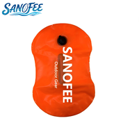 Bouée de natation en eau libre haute visibilité 10L-Flotteur de remorquage de sécurité gonflable pour la protection des nageurs dans la mer du lac et l'océan