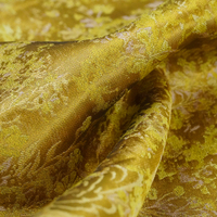 Tissu d'ameublement jacquard floral vintage, textile de luxe pour canapé, rideau et décoration intérieure