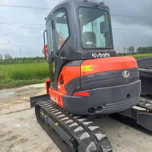 Jepang 5.5Ton 5Ton asli digunakan ekskavator Kubot U55 rendah jam kerja tangan kedua Mini penggali Kubot U55-4 U55-5 - Product Image 4