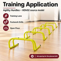 Haies d'agilité pour salles de sport commerciales et studios d'entraînement, équipement de fitness pour exercices de marche et de franchissement d'obstacles