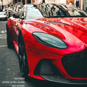 Vinilo para Envolver Autos ESIGN Super Ultra Gloss Red Magma, Auto-Reparable, Anti-Rayones, Protección UV, Kit de Herramientas, Función de Cambio de Color, 5 Años - Product Image 6