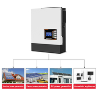 Onduleur hors réseau basse fréquence 3kw onduleur solaire hybride 3200VA/3200W 48v Mppt contrôleur de Charge