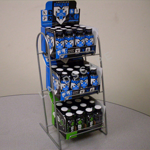Custom Made Metal Energy <strong>Drink</strong> Display / Counter Energy <strong>Drink</strong> Display <strong>Rack</strong> / Energy <strong>Drink</strong> Display Stand - Product Image 2