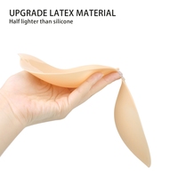 Soutien-gorge invisible en silicone sans bretelles, adhésif, réutilisable, léger, pour robes dos nu, couleur caramel miel