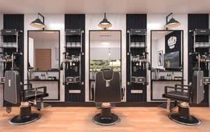 Muebles Modernos para Exhibición en Barberías |   Decoración Interior Personalizada para Salón de Belleza y Barbería para Hombres - Product Image 4