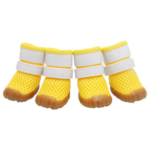 Bottes de sport pour <span class=keywords><strong>chien</strong></span> en maille respirante en polyester pour pavés chauds, 4 pièces/ensemble - Product Image 6
