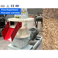 Machine à granulés de bois automatique LANE, petite taille, 1000-2000 kg/h, moteur haute efficacité, pelletiseur de biomasse