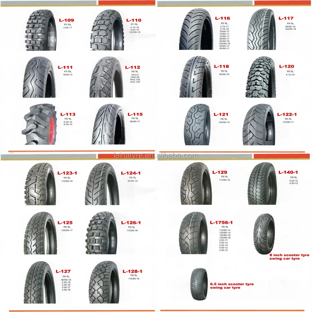 إطارات الدراجات البخارية 80/80-18 80/90-18 90/80-18 90/90-18 llantas دي motos