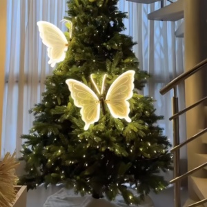 Decorazioni per Esterni Luci Nuziali a LED con Motivo a Farfalle in Movimento per Feste e Matrimoni - Product Image 4