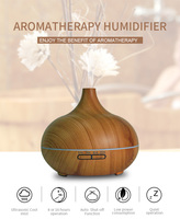Cadeaux de Noël électriques, diffuseur d'arômes ultrasonique, humidificateur à brume froide, huiles essentielles, aromathérapie, lumière LED 7 couleurs, portable