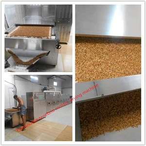 Tunnel industriel Séchage au micro-ondes Stérilisation Insecticide Cuisson Cuisson Dégraissage Équipement d'extraction Machine Fixation du thé - Product Image 3