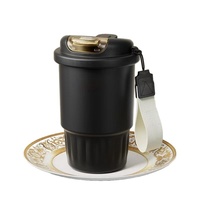 Taza de Café de Acero Inoxidable 316 de Grado Alimenticio de 380 ml con Tapa de Doble Apertura, Taza de Viaje Aislada Libre de BPA para Uso Diario en la Oficina