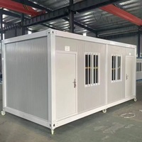 Maison Modulaire Conteneurisée à Montage Rapide, Isolée, Étanche, Portable, Dortoir Mobile, Cabine, Unité de Logement à Structure en Acier