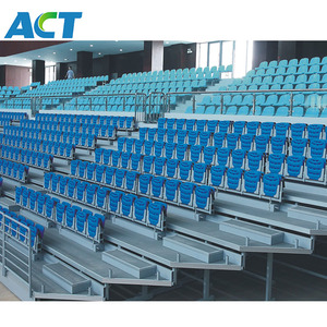 <span class=keywords><strong>Tribune</strong></span> Elettriche Retrattili con Telecomando, Gradinata Telescopica Pieghevole per Eventi Sportivi e Concerti - Product Image 3