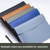 Carpeta de Documentos de Cuero PU Personalizada con Logotipo, Carpeta de Archivos de Papel A4 Personalizada con Logotipo para Reuniones