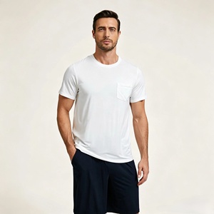 Men‘s Bamboo Modal Cotton Sleepwear Round Neck Lounge Wear Sets <b>Pjs</b> Custom Pajamas Loungewear Pyjamas - Product Image 1