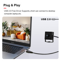 Cámara Industrial/Robótica Mini USB 4K Ultra HD MJPG/YUY2 con Sensor CMOS Imx415 de 8MP, 2.8mm, 105 sin Distorsión, 1/2.8\", UVC