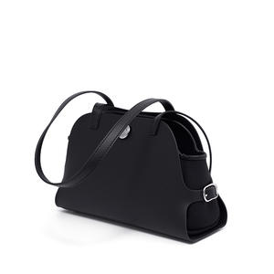 2026 Luxury Women's <b>Handbags</b> Genuine Cowhide Leather with Linen Fashion Shoulder Bags with Two Handles for Ladies - Product Image 4