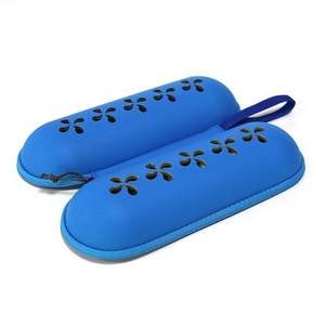 Portable PU Waterproof EVA <b>Towel</b> <b>Box</b> With Plastic Handle Free Factory Sample for Hotel Travel <b>Towel</b> <b>Storage</b> Case - Product Image 5