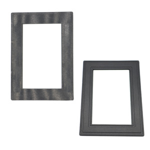 Plastic Business Card Frame 75Mm Black Luggage Tag <b>Bag</b> <b>Accessory</b> - Product Image 1