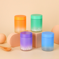 Flacons en verre givré de qualité supérieure, 100 ml, 150 ml, 120 ml, à large ouverture, pour capsules, pilules, comprimés, avec logo personnalisé imprimé
