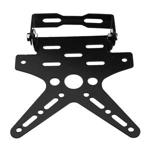 Soporte Universal de Aleación para Matrícula de Motocicleta, Soporte Ajustable de Aluminio para Placa de Matrícula - Product Image 1