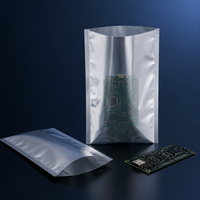 Wholesale Metallic Anti Static Flat Bags for Electronic Components PCB IC Hardware Parts Custom Open Top S09B OEM