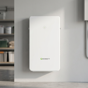 แบตเตอรี่ลิเธียมไอรอนฟอสเฟตทรงกระบอก 51.2V แบบโซลิดสเตท 6000 รอบการใช้งาน สามารถต่อพ่วงกันได้ สำหรับระบบกักเก็บพลังงานแสงอาทิตย์ Growatt AD1RG6J - Product Image 3