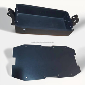 Compartiment de batterie métallique pour trottinette électrique, facile à installer, 48*22*9cm avec couvercle pour cadre de trottinette électrique - Product Image 1