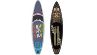 Planche de surf Fayean 2024 Gun & Rose Design Yoga Balance Power Jet Surf Black Cool New Fashion avec leash, ailerons et sac
