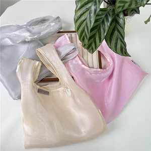 Custom Luxury Handle Organza <b>Transparent</b> <b>Bag</b> Eco-friendly OrganzaTote <b>Bag</b> for Swimwear - Product Image 5