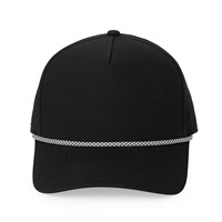 Gorra de Béisbol Personalizada de 5 Paneles, Impermeable, con Corte Láser, Transpirable, con Cuerda, Gorras de Béisbol al por Mayor, Unisex, para Deportes al Aire Libre, con Logotipo OEM