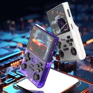 Console de jeux rétro FORYOBUD, écran de 3,5 pouces, résolution 640x480, 15000 jeux intégrés, lecteur vidéo portable de poche, adapté aux enfants - Product Image 2