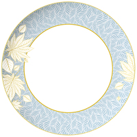 Service de vaisselle de luxe nordique en porcelaine fine de 12 pouces pour mariage, comprenant assiettes, tasses à café motif feuille coloré et support à gâteau, pour événements, location et vente en gros