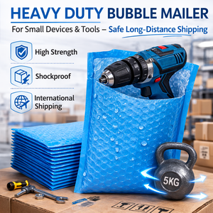 Ccpackage Custom Blue Plastic Envelope Padded Shipping Bag Waterproof <strong>Bubble</strong> <strong>Mailer</strong> With Custom Logo Self Seal Poly <strong>Mailer</strong> - Product Image 2